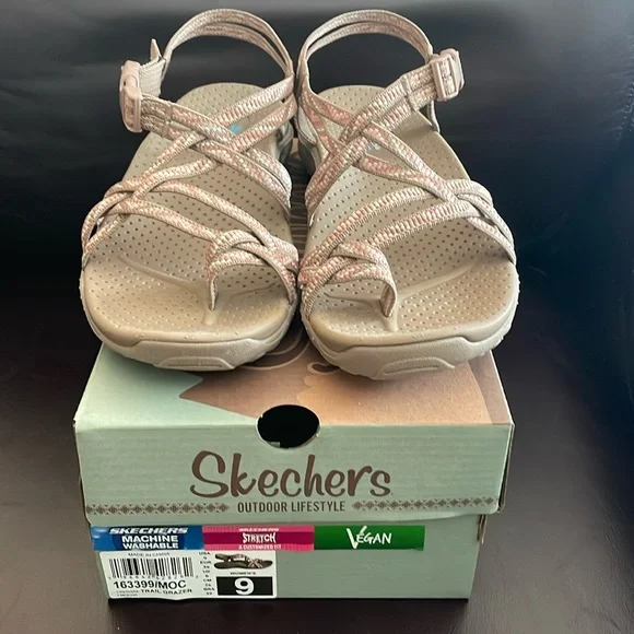 Skechers “Reggae Trail Grazer” sandals. color: “mocha” - Picture 2 of 6